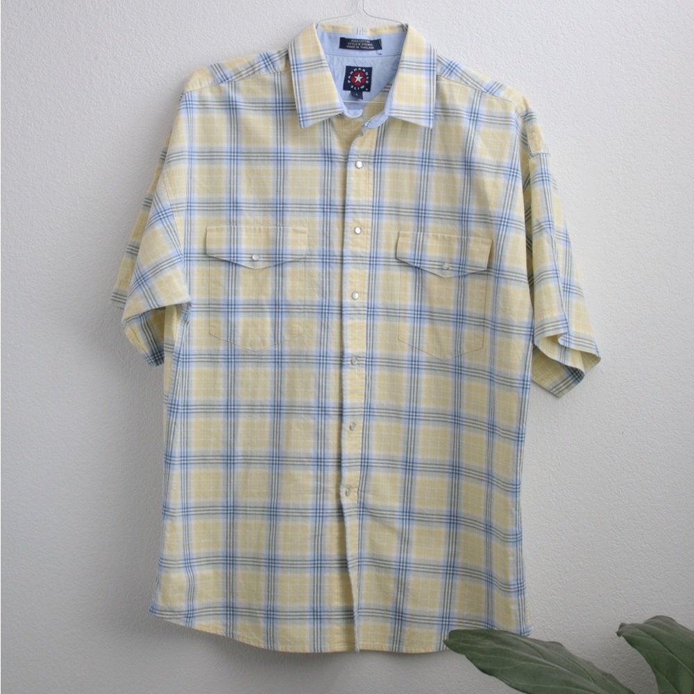 MENS Panhandle Plaid Shirt Sz: L